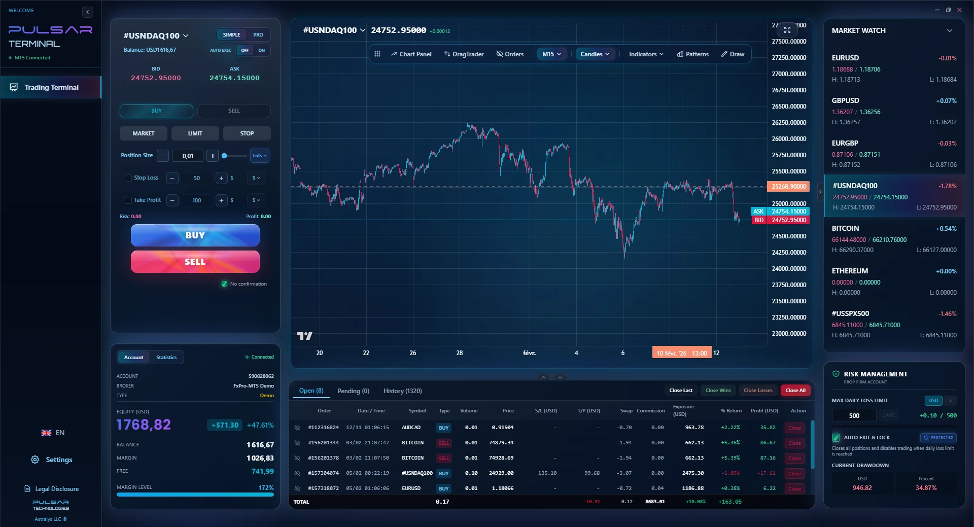 Deep Blue theme